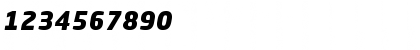 Download Neo Tech Std Black Italic Font Numeric Preview