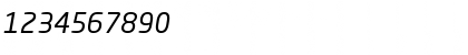 Download Neo Tech Std Italic Font Numeric Preview