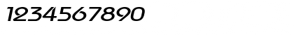 Download UniqueExtended Oblique Font Numeric Preview