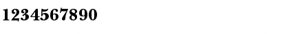 Download ITC New Baskerville Black Font Numeric Preview