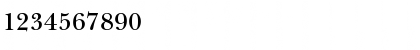 Download ITC New Baskerville Semi Bold Font Numeric Preview