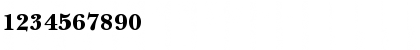 Download ITC New Baskerville Std Blk Font Numeric Preview