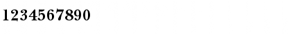 Download ITC New Baskerville Std Bold Font Numeric Preview