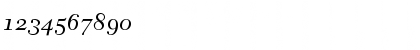 Download New Caledonia Italic Old Style Figures Font Numeric Preview