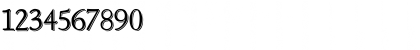 Download NewStyleSmallCaps Embossed Regular Font Numeric Preview