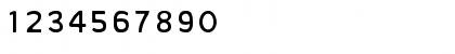Download NorthBergen Light Font Numeric Preview