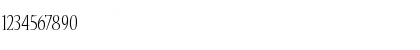Download Nueva Std Light Condensed Font Numeric Preview