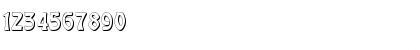 Download Carmen Shadow Regular Font Numeric Preview