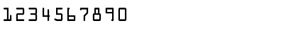 Download OCRA Alt Font Numeric Preview