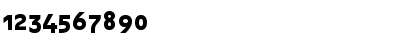 Download OCRF-BoldOSFC Regular Font Numeric Preview