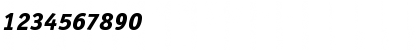 Download OfficinaSansITCStd ExtraBoldIta Font Numeric Preview