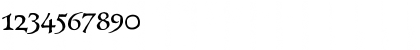 Download OlausMagnus Regular Font Numeric Preview