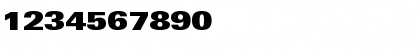 Download Univers93-ExtendedExtraBlack Extra Black Font Numeric Preview