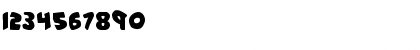 Download #44 Font Regular Font Numeric Preview
