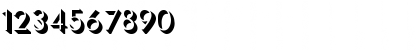 Download .Vn3DH Normal Font Numeric Preview