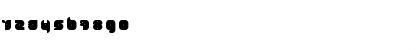 Download 01.BASE Regular Font Numeric Preview