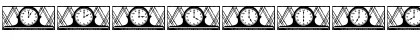 Download 12hours Regular Font Numeric Preview