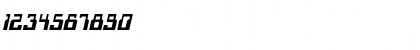 Download 1968 Odyssey Italic Italic Font Numeric Preview