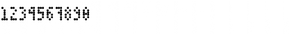 Download 5Dotmatrix 1979 Regular Font Numeric Preview