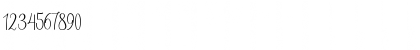 Download Anteater Regular Font Numeric Preview