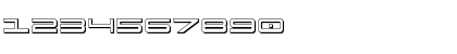 Download 911 Porscha 3D Regular Font Numeric Preview