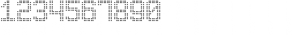 Download Advanced Dot Digital-7 Regular Font Numeric Preview