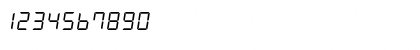 Download alarm clock Regular Font Numeric Preview