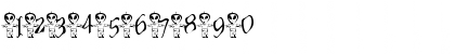 Download AlienBaby Regular Font Numeric Preview