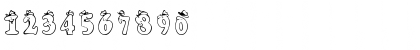 Download AlphaMan Regular Font Numeric Preview