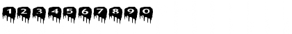 Download AlphaShapes meltdowns Normal Font Numeric Preview