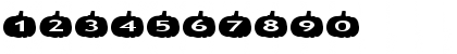 Download AlphaShapes pumpkins Normal Font Numeric Preview
