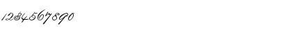 Download CarpenterScript Regular Font Numeric Preview