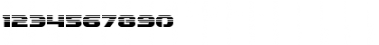 Download Annapolis Halftone Regular Font Numeric Preview