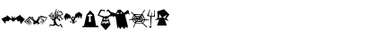 Download Arachnids Regular Font Numeric Preview