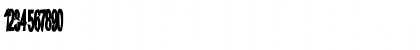 Download aRape Angular Regular Font Numeric Preview