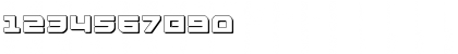 Download Armed Lightning 3D Regular Font Numeric Preview