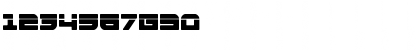 Download Armed Lightning Laser Regular Font Numeric Preview
