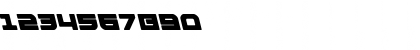 Download Armed Lightning Leftalic Italic Font Numeric Preview