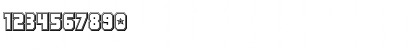 Download Army Rangers Engraved Regular Font Numeric Preview