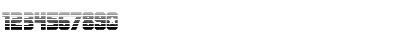 Download Army Rangers Gradient Regular Font Numeric Preview