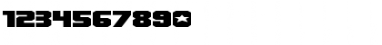 Download Army Rangers Super-Expanded Expanded Font Numeric Preview