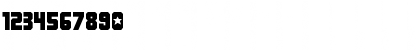 Download Army Rangers Regular Font Numeric Preview