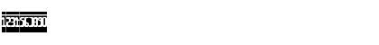 Download ARONDIE BLANC/NOIRE/MAJ MIN SURLIGNER Regular Font Numeric Preview