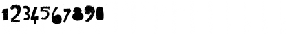 Download Art Post black Regular Font Numeric Preview