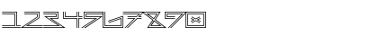 Download AsteriskDoubleLine Regular Font Numeric Preview