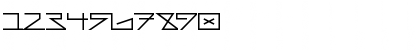 Download AsteriskPlain Regular Font Numeric Preview