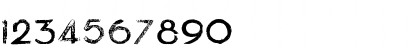Download Asylum Regular Font Numeric Preview