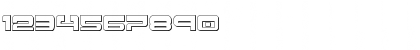 Download Atlantia 3D Regular Font Numeric Preview