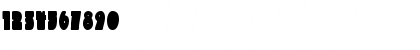 Download Austie Bost Chunkilicious Regular Font Numeric Preview