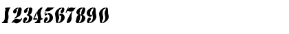 Download AustralianFlyingCorpsStencilSD Regular Font Numeric Preview